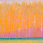 #22 Wolf Kahn - Orange Forest