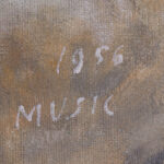 Zoran Music Cavallini 1956 signature detail lower center