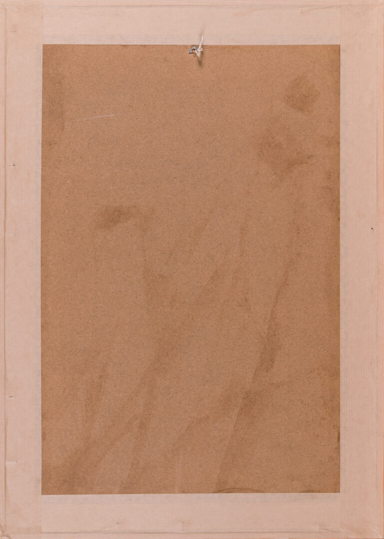 Sonia Delaunay Abstract Composition back of artwork