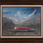 Bridget Tichenor The Dream of the Chrysalis framed artwork view