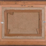 Bridget Tichenor The Dream of the Chrysalis back of canvas and wooden stretcher