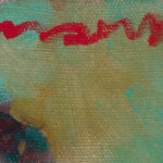 Marwan Kassab-Bachi signature detail in red pigment