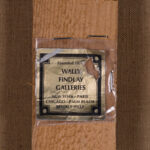 Le Pho Parmi les fleurs Wally Findlay Galleries label detail