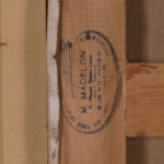 Le Pho Parmi les fleurs canvas stamp detail M Madelon Paris