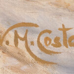 V.M. Costa signature detail lower right