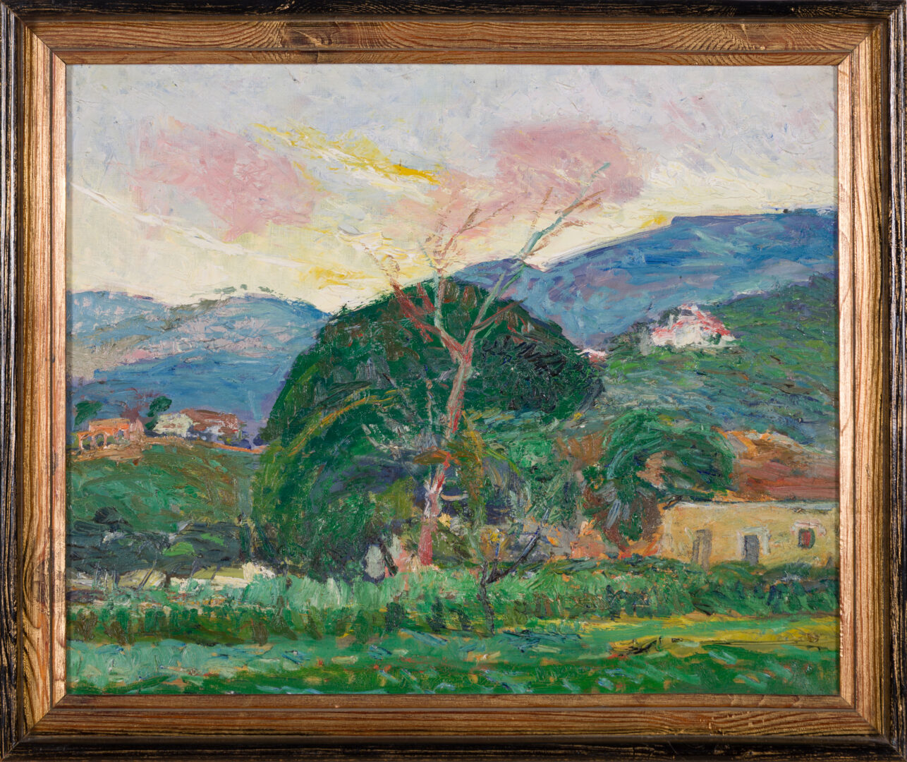 Narcis Galia i Adell Catalan Landscape framed view