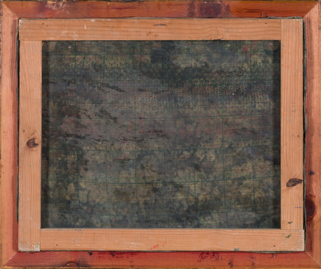 Narcis Galia i Adell Catalan Landscape back of canvas and wooden frame