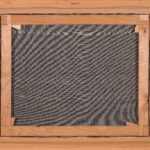 Antonio Mesa Pyrenean Village Street back of canvas and wooden frame