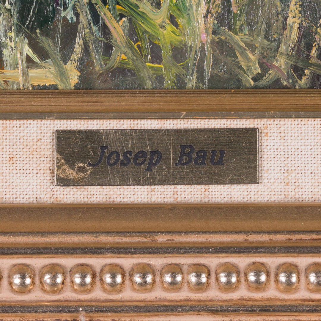 Josep Bau nameplate detail on frame