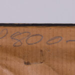 Detail of the pricing inscription on the back