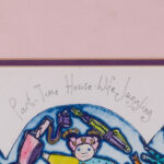 Detail of the title inscription on the print
