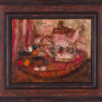 Théo Tobiasse oil painting in a dark decorative frame