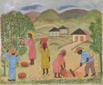 Vibrant Haitian painting Hector Hyppoliteby Hector Hyppolite