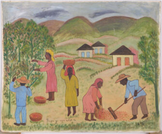 Vibrant Haitian painting Hector Hyppoliteby Hector Hyppolite