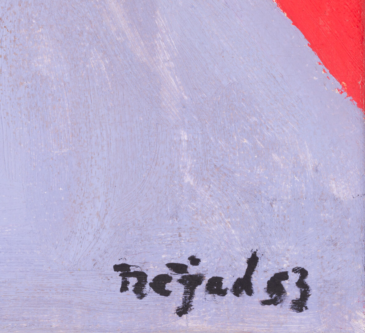 Abstract painting by Nejad Devrim Lumières de Paris 1953