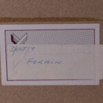 Label detail "D/OCT/7 FORAIN" on the back