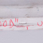 Inscription of the title and date "'CHILDHOOD' — ULEI 2024"