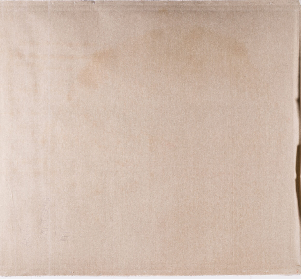 Reverse side of the canvas showing handwriting "ANITA CRISTIANA MII"