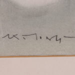 Detail of the artist's signature "Mai Long"