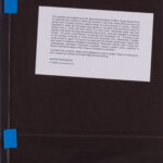 Technical and biographical information on the back