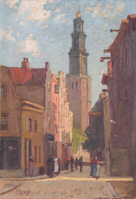 Thumbnail 1 of View of Amsterdam, c. 1960's