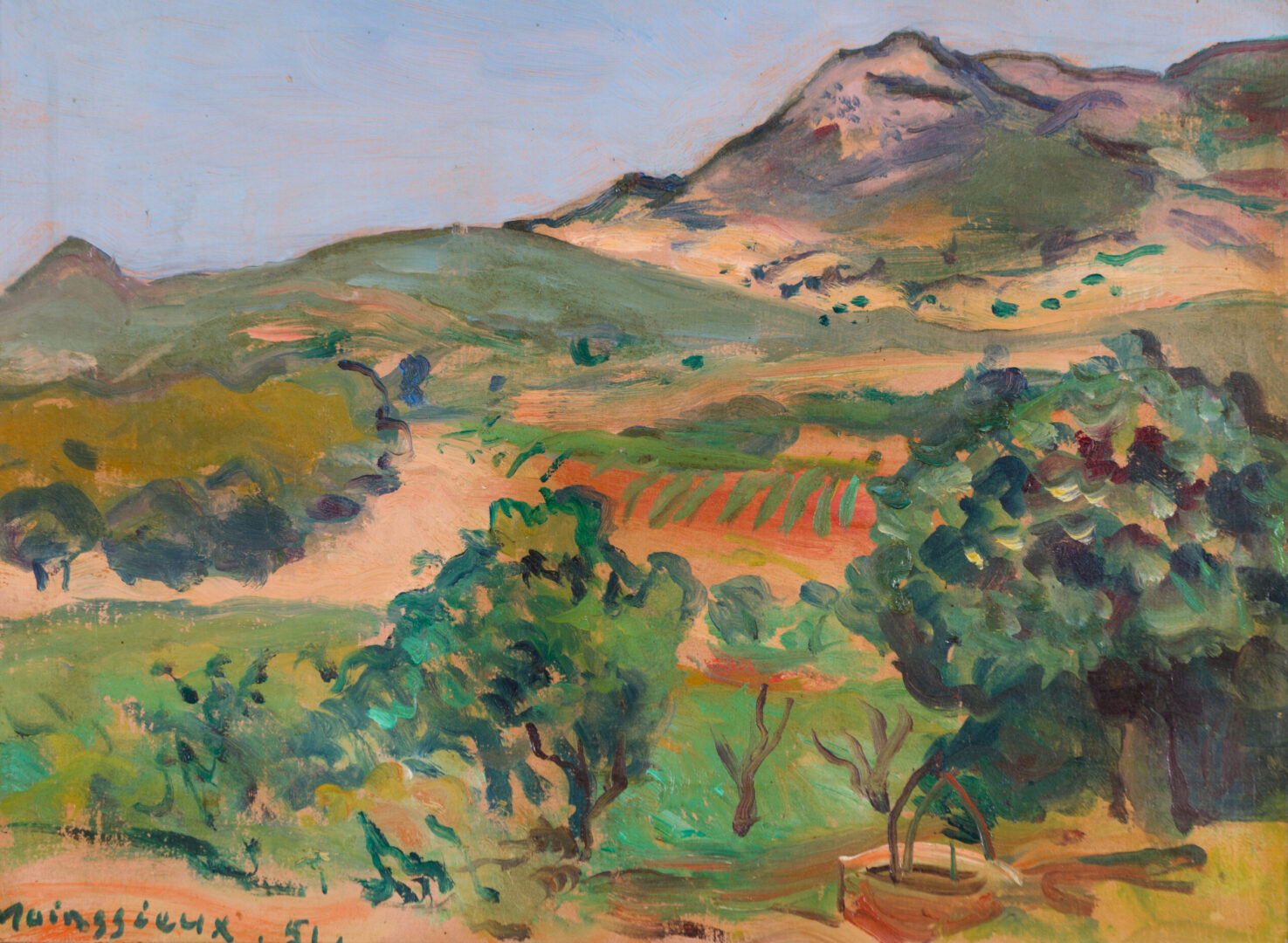 Lucien Mainssieux - Surroundings of Tipasa, 1951
