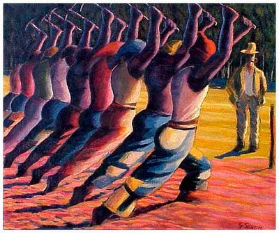La obra maestra del realismo social de Gerard Sekoto, Song of the Pick. | Aurora & Athena Gerard Sekoto social realist masterpiece Song of the Pick.