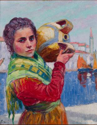 #6 Josef Syrový - Venetian Girl with a Water Jug, c. 1920's