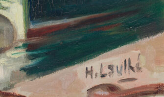 Thumbnail 2 of Henri Laulhé — Fishing Boats in the Port of Saint-Tropez, c. 1950's