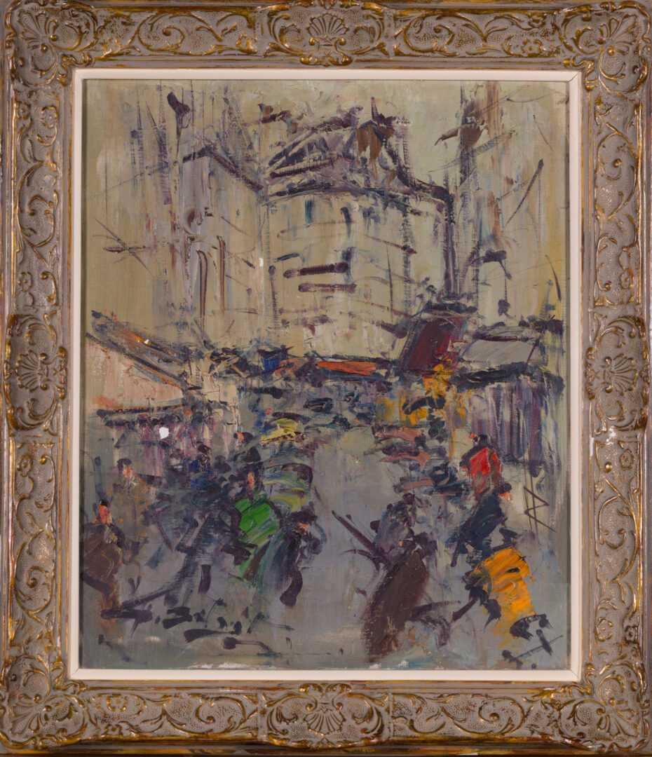 Georges Berger — Street Market in Montmartre, c. 1950's — view 2