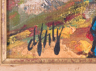 Thumbnail 3 of Henry Maurice D'Anty — Village Fair with Figures, c. 1960's