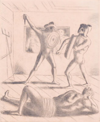 #24 Attr. to Giorgio de Chirico - Gladiators (Gladiatori), c. 1930's