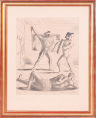 Thumbnail 2 of Attr. to Giorgio de Chirico — Gladiators (Gladiatori), c. 1930's