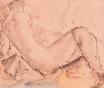 #26 Pierre Ernest Kohl - Seated Nude Seen from the Back, 1925