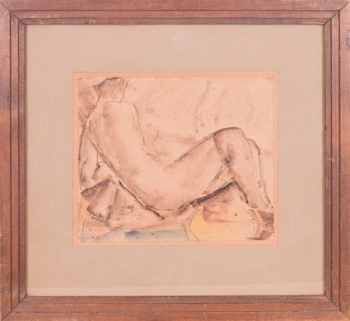 Pierre Ernest Kohl — Seated Nude Seen from the Back, 1925 — view 2