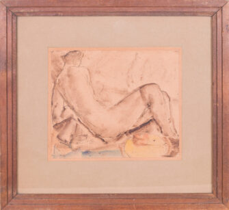 Thumbnail 2 of Pierre Ernest Kohl — Seated Nude Seen from the Back, 1925