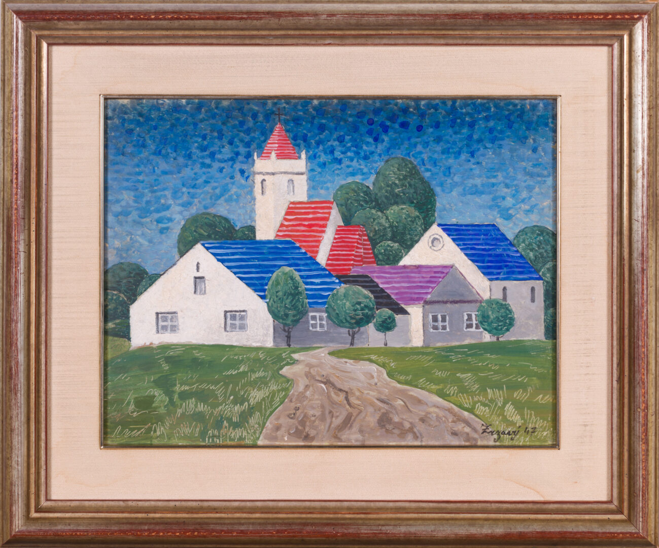 Jan Zrzavý — Městečko (Little Town with a Church), 1947 — view 2