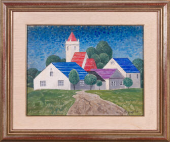 Thumbnail 2 of Jan Zrzavý — Městečko (Little Town with a Church), 1947